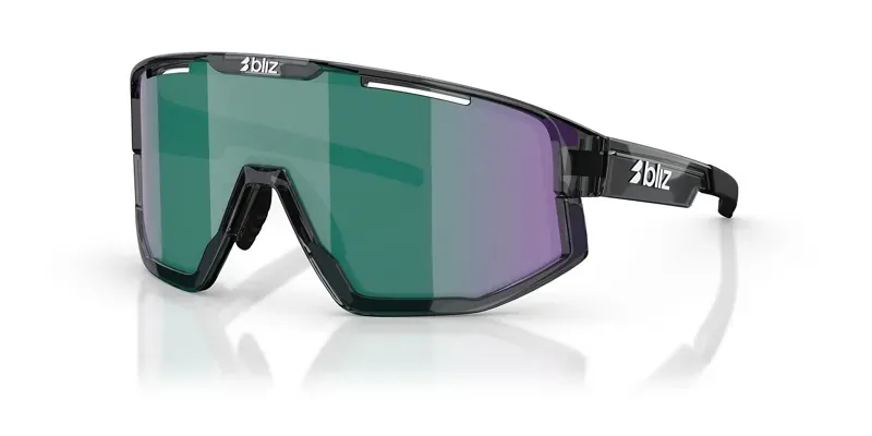 Bliz Fusion Sunglasses In Crystal Black/Brown Green