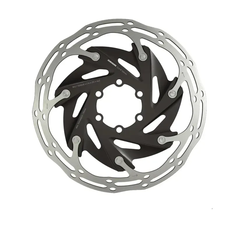 Sram Centerline X Road 2 Piece Rounded Rotor in Black