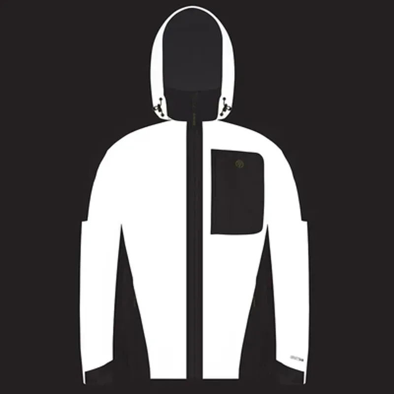 Proviz Reflect360 Waterproof Fleece-Lined Hooded Jacket in Grey-2