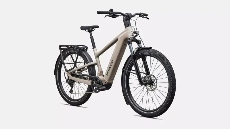 Specialized Turbo Vado 3 EVO 4.0 E-Hybrid Bike in Sandstone/Smoke-1